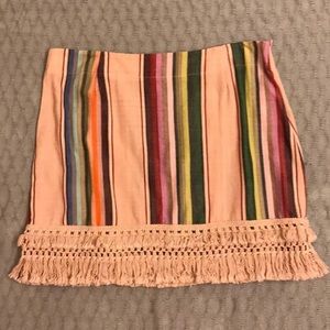 Ivy Jane tassel and striped skirt!